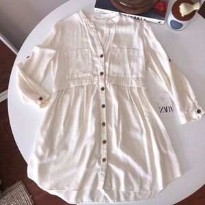 NEW Zara Linen Dress